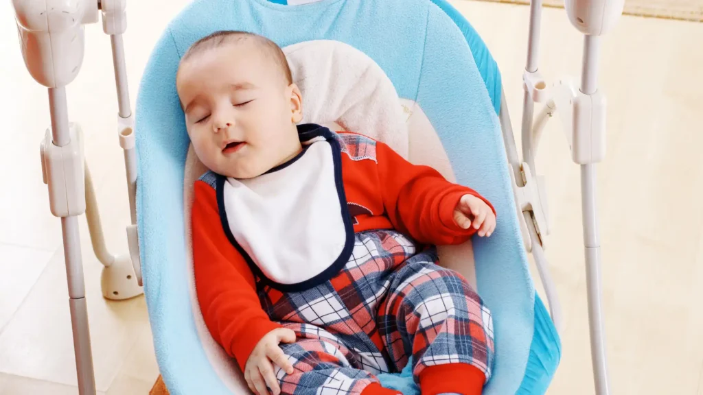 how long can a baby sleep in a swing?